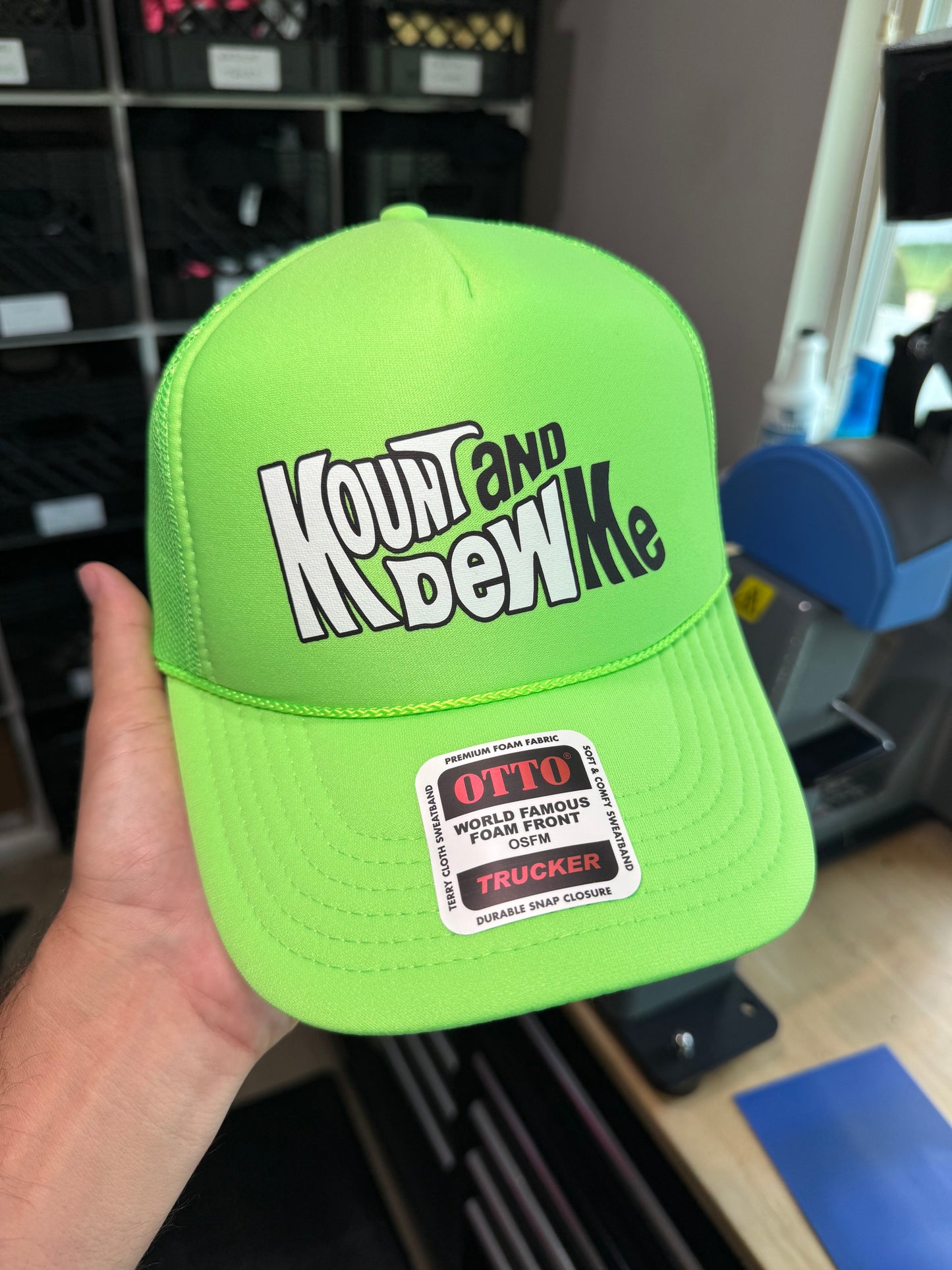 Mount and Dew Me Trucker Hat