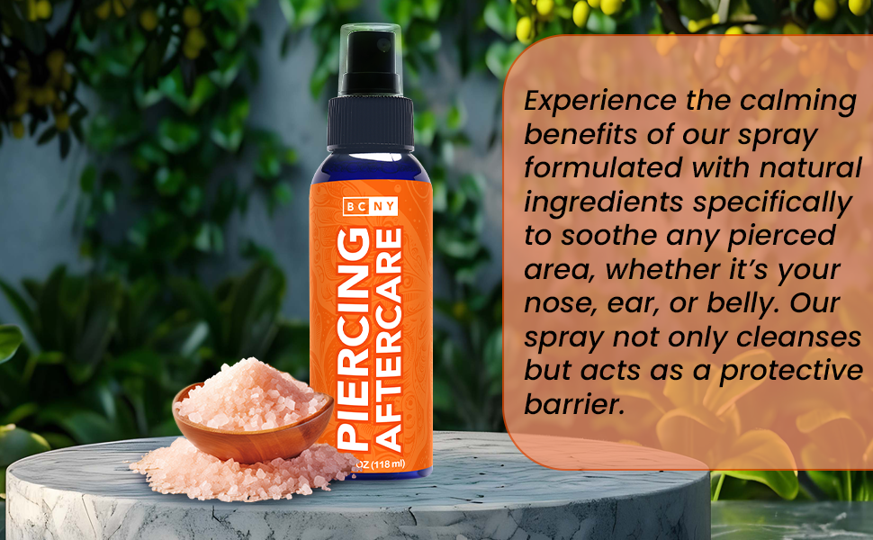 Body Candy 100% Natural Body Piercing Aftercare Solution