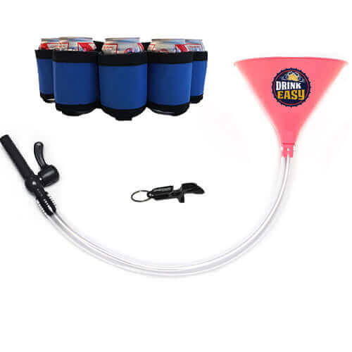 Beer Funnel Party Pack – Funnel, Shotgun Key Chain & Beer Belt