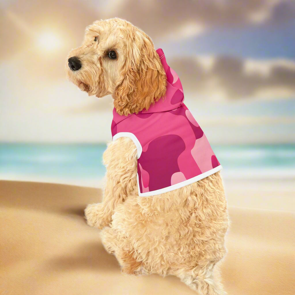 Pink Camo Pet Hoodie - Lizard Vigilante
