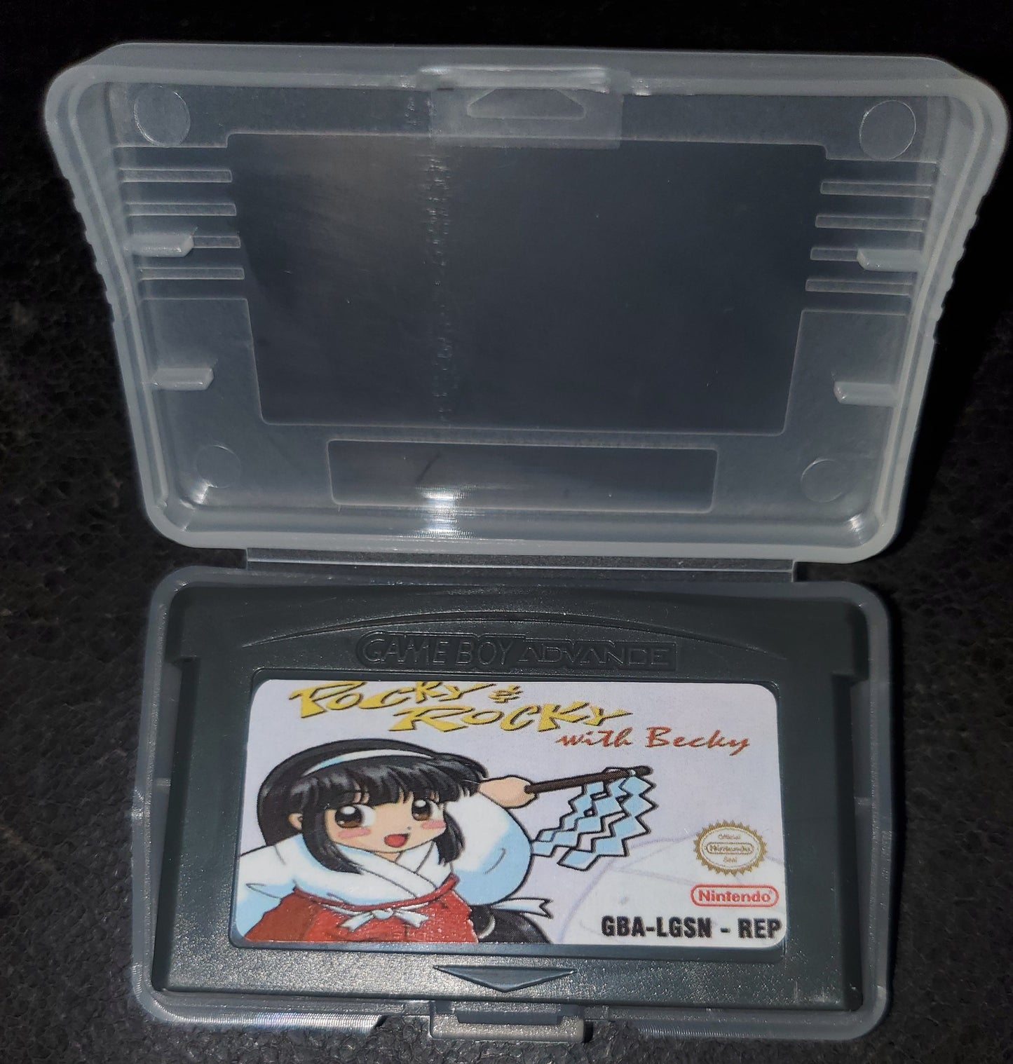 Pocky and Rocky with Becky GBA Video Game Boy Advance Nintendo