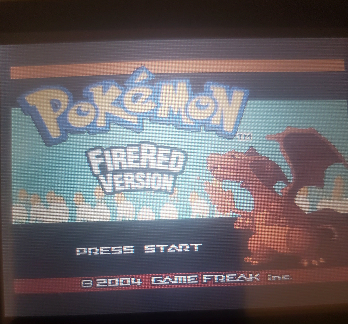 Pokemon FireRed GBA Video Game Cartridge Nintendo Game Boy Advance