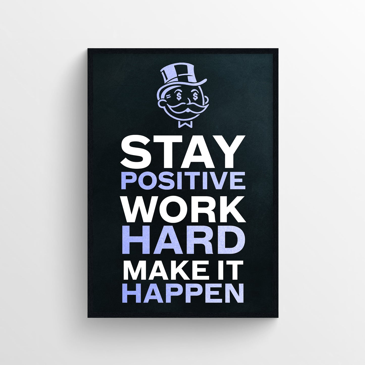Positive Hard Happen Poster