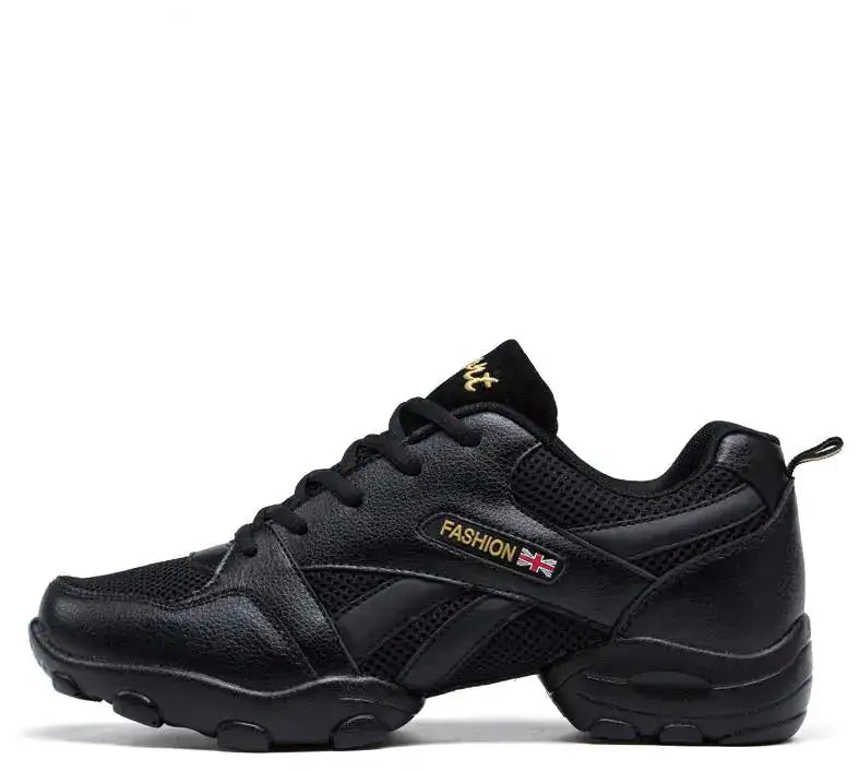Men's Dance Shoes - Soft, Breathable, Leather Fitness Shoes
