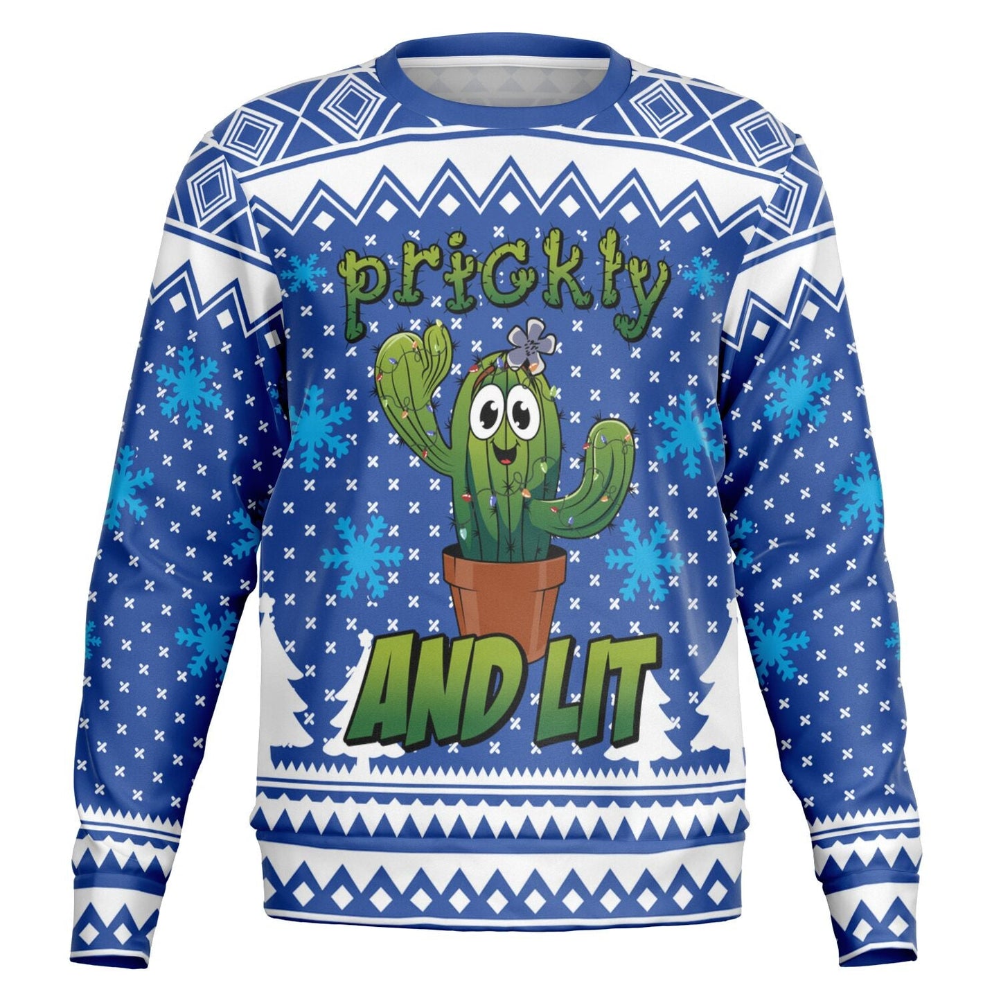 Prickly and Lit Christmas Sweatshirt