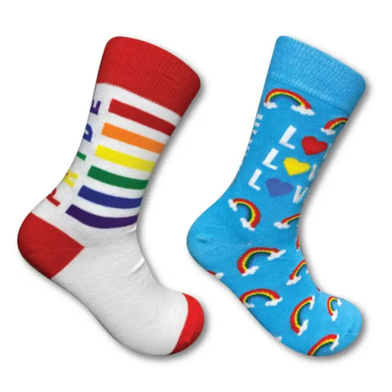 Pride Rainbow Socks Gift Set