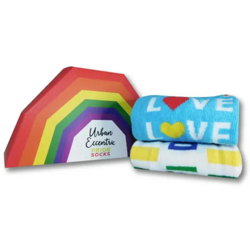 Pride Rainbow Socks Gift Set