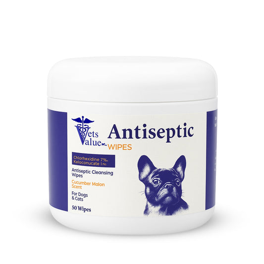 Value Ear Cleaning Wipes for Dogs & Cats | Alcohol-Free, Hypoallergenic Otic Cleanser with Soothing Aloe Vera – Gently Cleans, Helps Reduce Odor, Dirt & Irritation