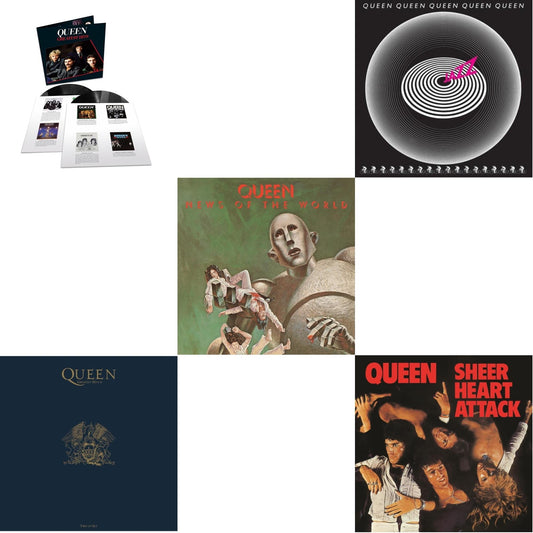 Greatest Hits 1 (180G/Dl Card/2LP) & Greatest Hits 2 (180G/Dl Card) & Jazz & News Of The World & Sheer Heart Attack (Half-Speed LP Vinyl)