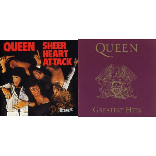 Queen - Sheer Heart Attack & Greatest Hits - CD Bundle