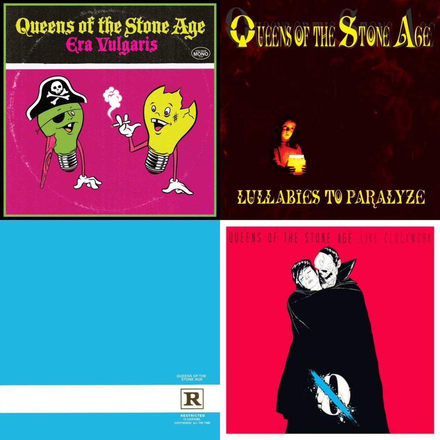 Era Vulgaris (180G) & Lullabies To Paralyze (2LP/180G) (X) & Rated R (180G) (X) & Like Clockwork