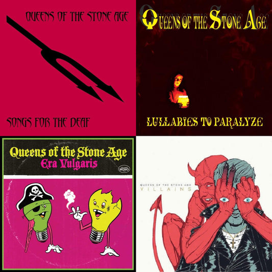Era Vulgaris (180G) & Lullabies To Paralyze (2LP/180G) (X) & Songs For The Deaf (180G) (X) & Villains (Gatefold/Dl Card)