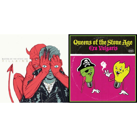 Queens Of The Stone Age - Era Vulgaris (180G) & Villains (Gatefold/Dl Card) - LP Vinyl Bundle