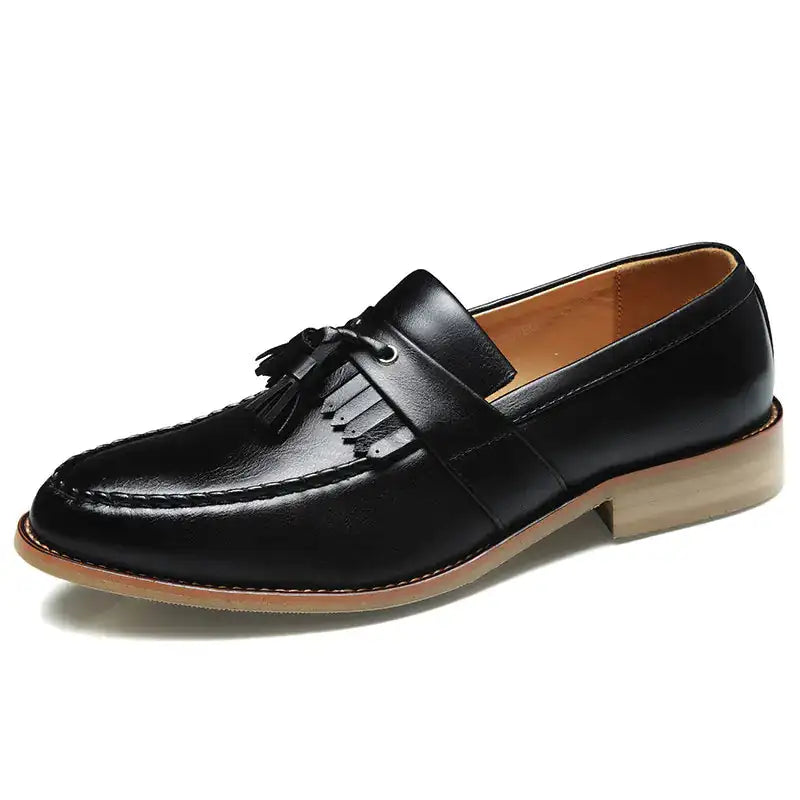 Men's Spring Dress Shoes - Stylish Pointed Oxford Shoes