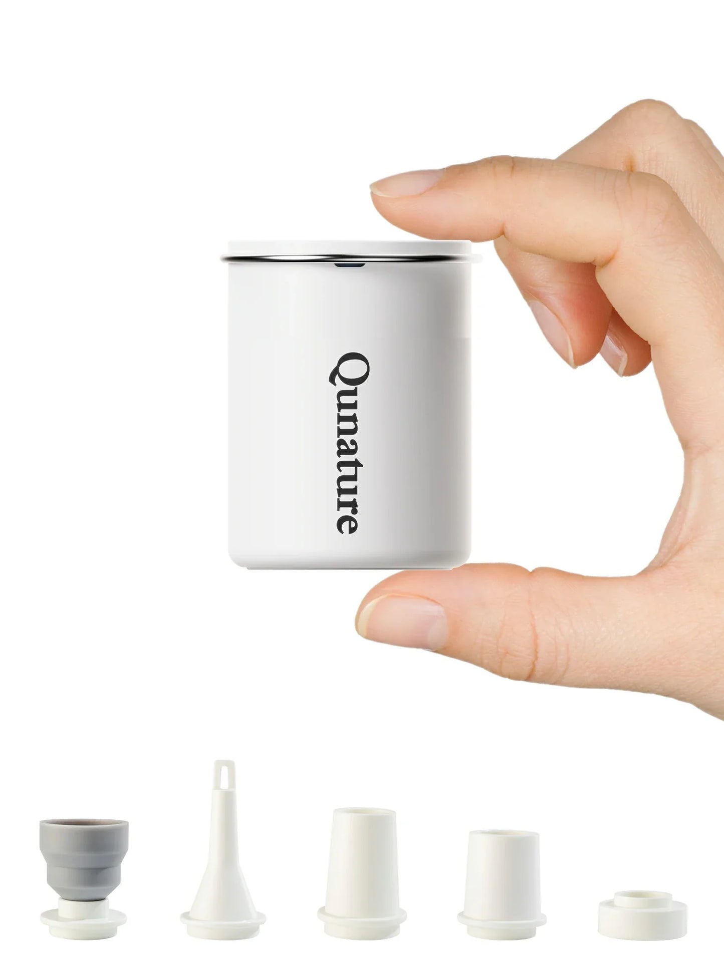 Qunature Mini Electric Pump 1500mAh for Air Bed Mattress,Pool Floats,Swimming Ring,Vacuum Storage Bags