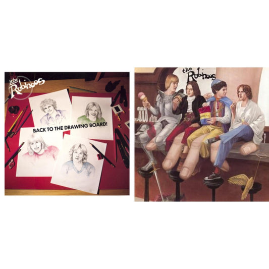 Rubinoos & Back To The Drawing Board (Ruby With Black Splatter LP Vinyl)