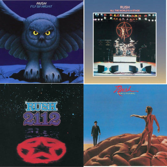 Fly By Night (180G) & All The World's A Stage (180G) & 2112 (180G) & Hemispheres (180G)