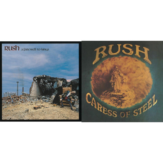 Rush - Caress Of Steel (180G/Dl Card) & Farewell To Kings (180G) - LP Vinyl Bundle