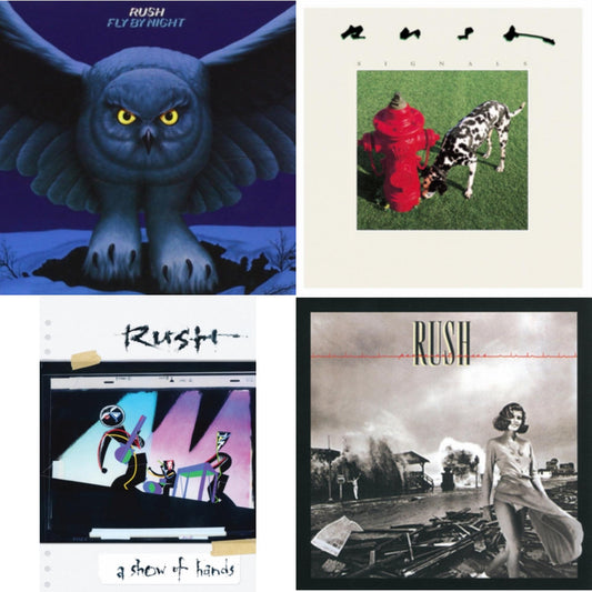 Fly By Night (180G) & Permanent Waves (180G) & Signals (180G) & Show Of Hands (180G)