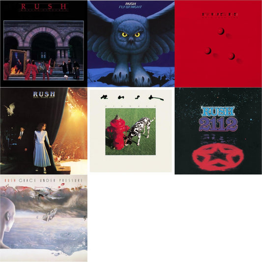 Fly By Night (180G) & 2112 (180G) & Moving Pictures (180G LP Vinyl/Dl Card) & Exit Stage Left (180G) & Signals (180G) & Grace Under Pressure (180G) & Hold Your Fire (180G)