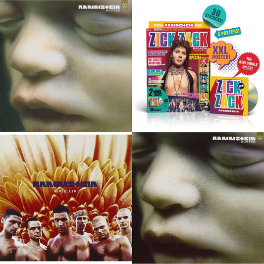 Rammstein - Mutter & Zick Zack (CD/Magazine) & Herzeleid & Mutter