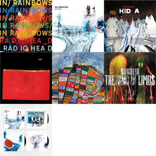 In Rainbows (180G) & Ok Computer (2LP/180G) & Kid A (2LP/180G) & Amnesiac (2LP/180G) & Hail To The Thief (2LP/45 RPM/180G) & King Of Limbs (180G) & Ok Computer Oknotok (3LP/180G)