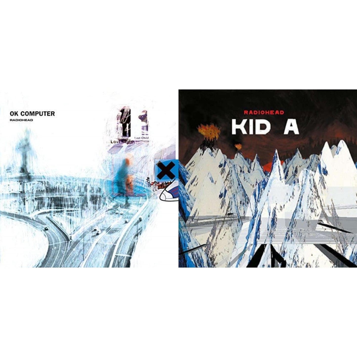 Ok Computer (2LP/180G) & Kid A (2LP/180G)