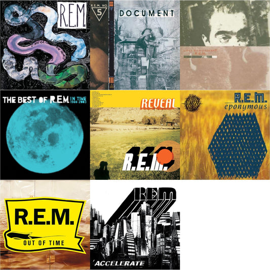 Document & Reckoning & Lifes Rich Pageant & Eponymous & Out Of Time & In Time: The Best Of R.E.M. 1988-2003 (2LP/180G) & Reveal & Accelerate
