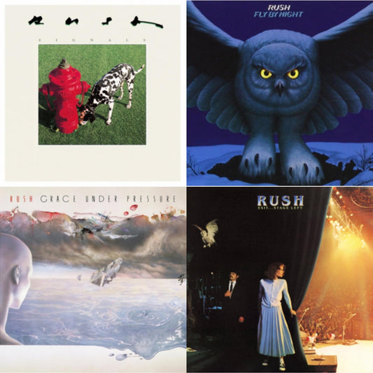 Fly By Night (180G) & Exit Stage Left (180G) & Signals (180G) & Grace Under Pressure (180G)