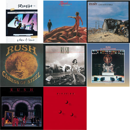 Caress Of Steel (180G/Dl Card) & All The World's A Stage (180G) & Farewell To Kings (180G) & Hemispheres (180G) & Permanent Waves (180G) & Moving Pictures (180G LP Vinyl/Dl Card) & Hold Your Fire (180G) & Show Of Hands (180G)