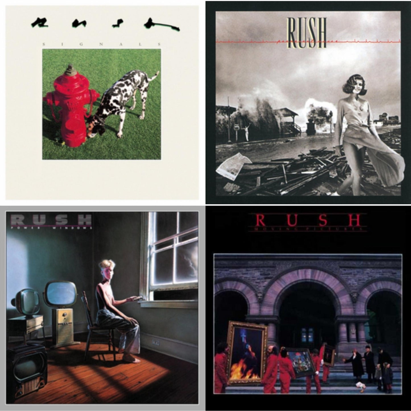 Permanent Waves (180G) & Moving Pictures (180G LP Vinyl/Dl Card) & Signals (180G) & Power Windows (180G)