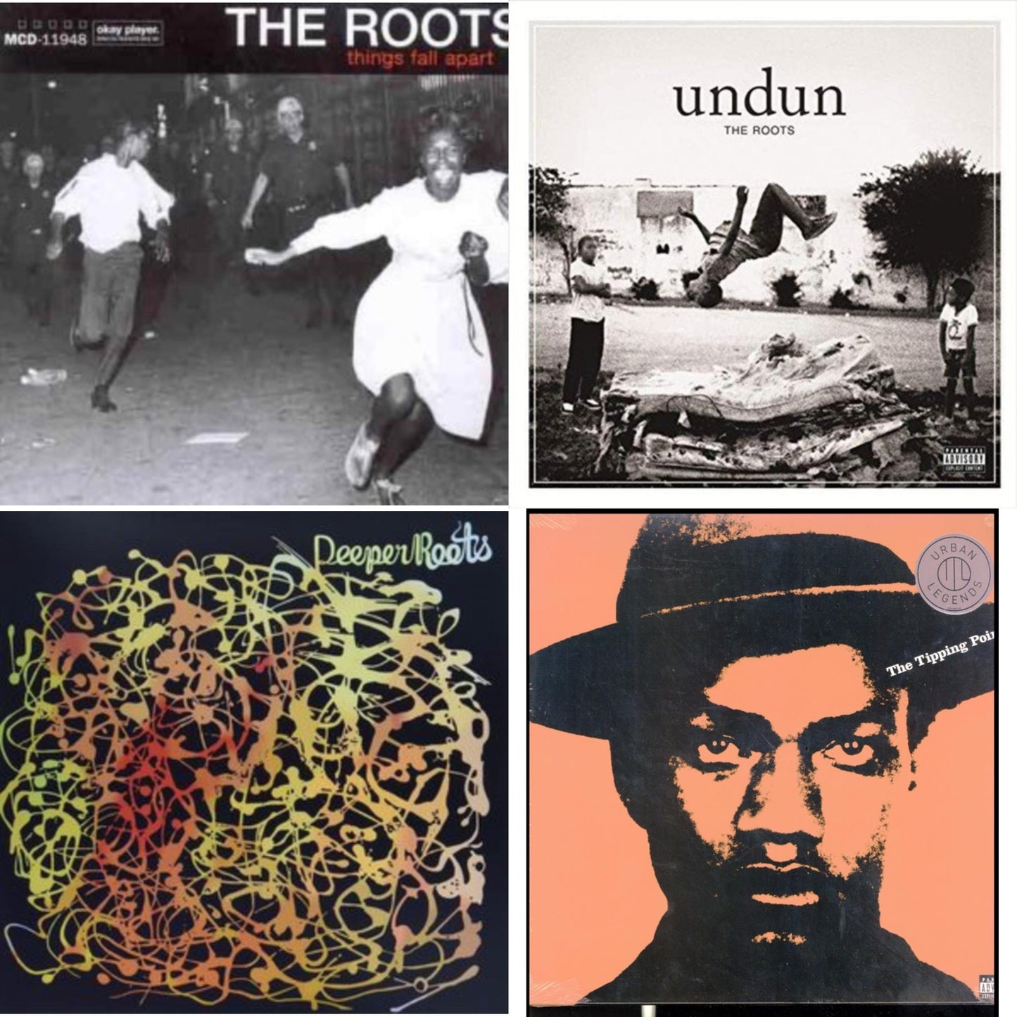 Things Fall Apart & Undun & Tipping Point & Deeper Roots