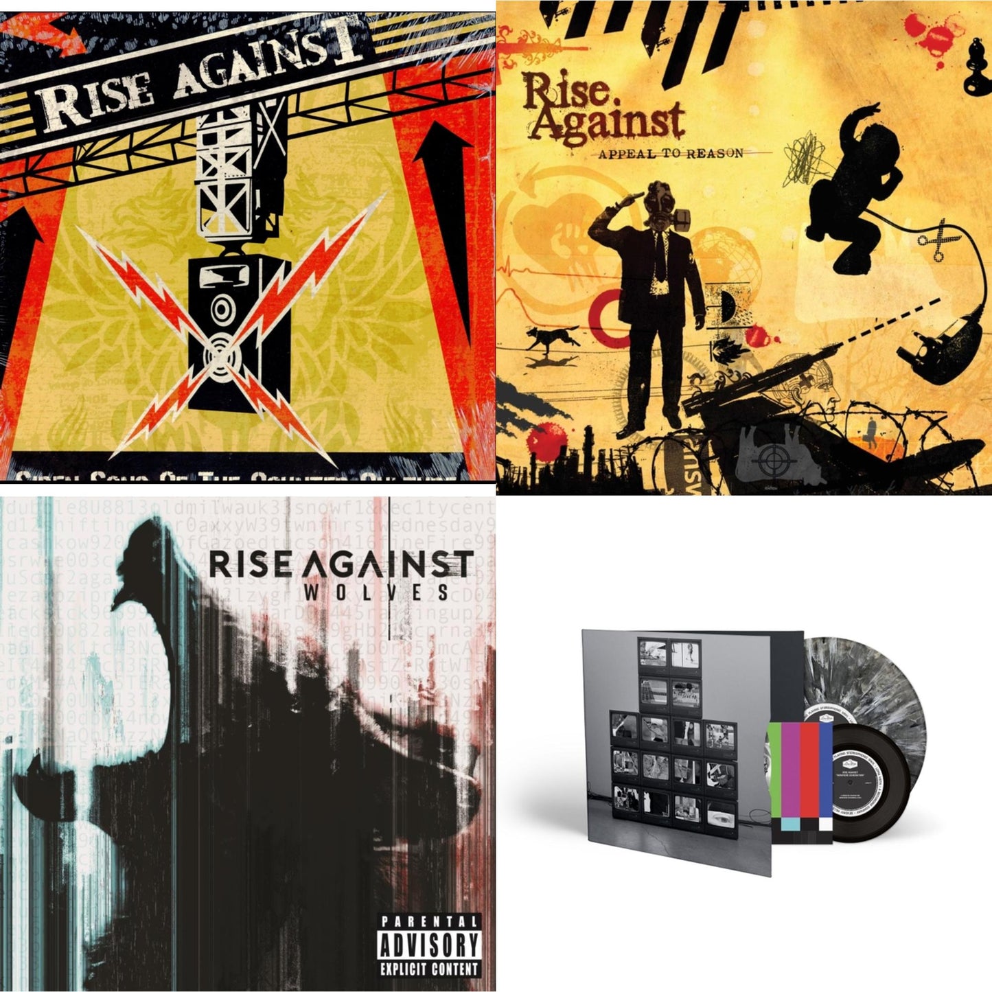 Siren Song Of Counter Culture & Appeal To Reason & Wolves (Magenta LP Vinyl) & Nowhere Generation (Black & White Smoke LP Vinyl/7Inch Single) (Deluxe)