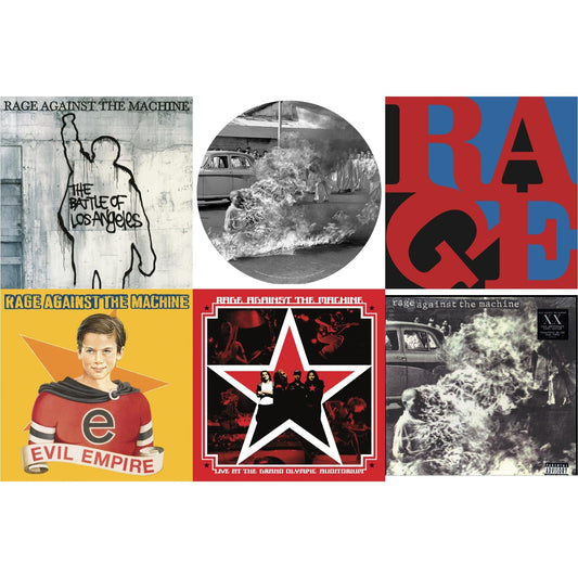 Live At The Grand Olympic Auditorium (2LP/180G Vinyl) & Renegades (180G LP Vinyl) & Battle Of Los Angeles (180G LP Vinyl) & Evil Empire (Pa) (180G) & Rage Against The Machine & Rage Against The Machine (X) (Picture Disc)