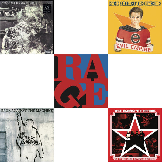 Live At The Grand Olympic Auditorium (2LP/180G Vinyl) & Renegades (180G LP Vinyl) & Battle Of Los Angeles (180G LP Vinyl) & Evil Empire (Pa) (180G) & Rage Against The Machine