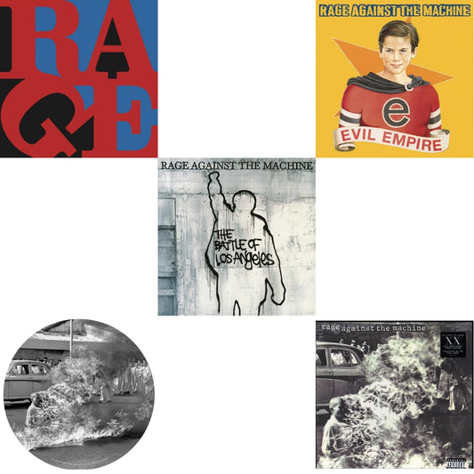 Renegades (180G LP Vinyl) & Battle Of Los Angeles (180G LP Vinyl) & Evil Empire (Pa) (180G) & Rage Against The Machine & Rage Against The Machine (X) (Picture Disc)