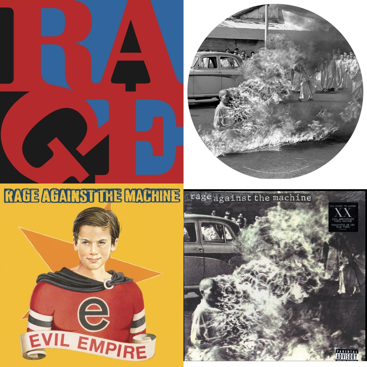 Renegades (180G LP Vinyl) & Evil Empire (Pa) (180G) & Rage Against The Machine & Rage Against The Machine (X) (Picture Disc)