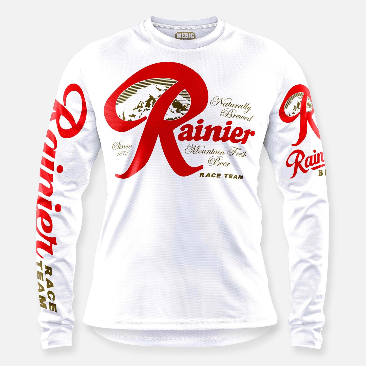 RAINIER RACE TEAM JERSEY WHITE