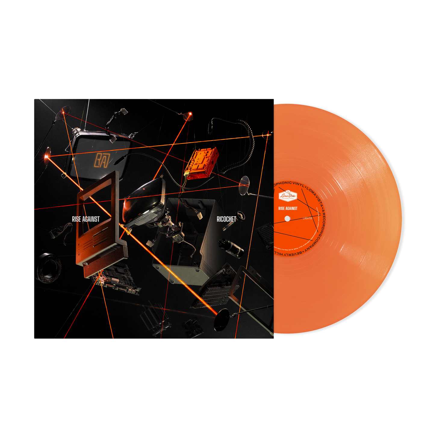 RISE AGAINST 'RICOCHET' LP (Limited Edition — Only 500 Made, Translucent Orange Crush Vinyl)