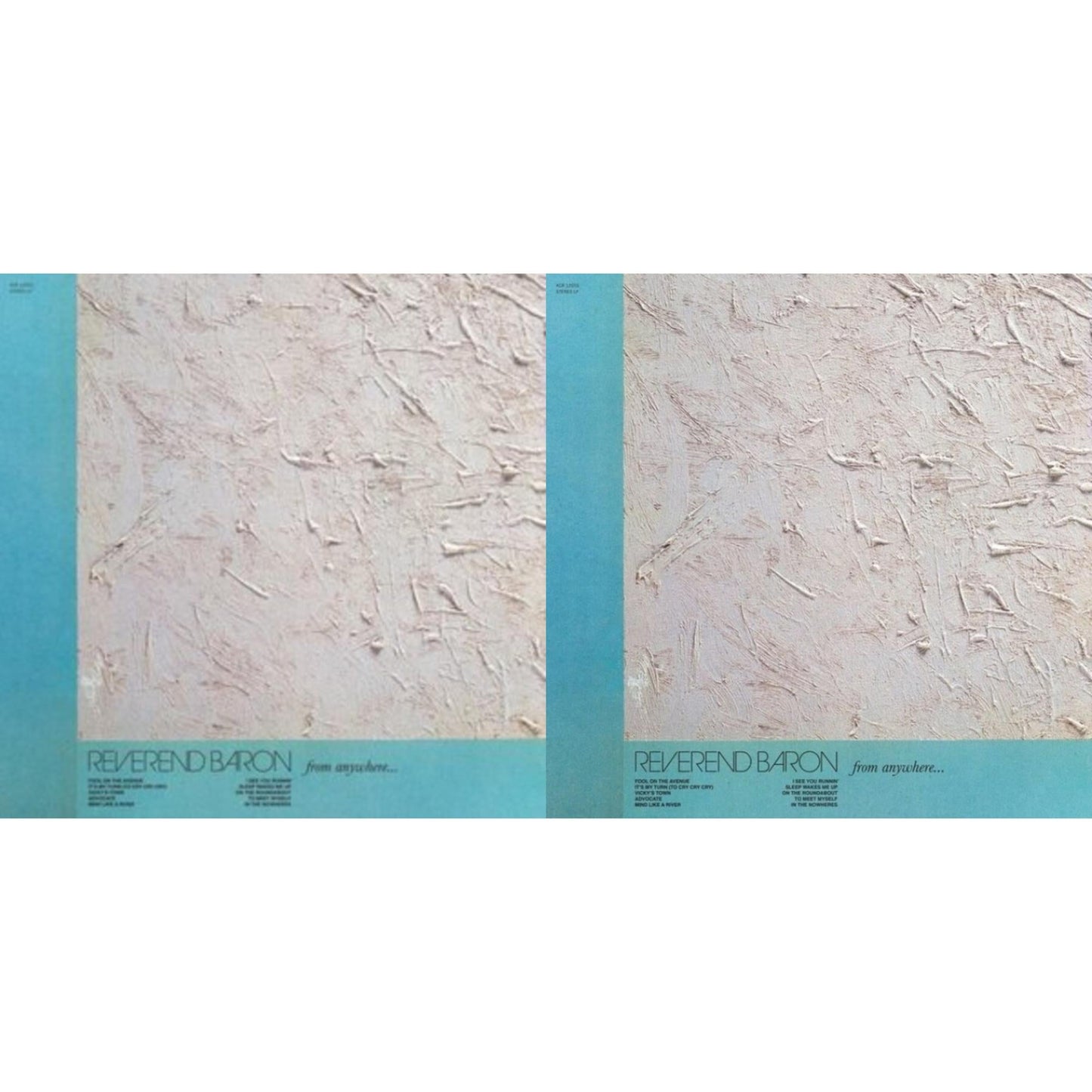 Reverend Baron - From Anywhere & From Anywhere (Podwer Blue LP Vinyl) (I)