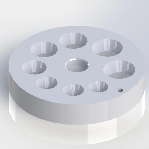 Reducing Die & Push Rod for Ring Stretcher (DELRIN)
