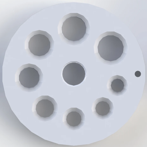 Reducing Die & Push Rod for Ring Stretcher (DELRIN)