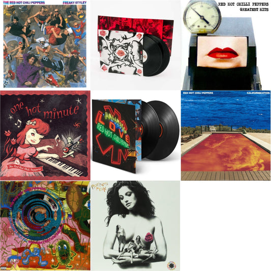 Californication (2LP/180G) & Greatest Hits (X) & Unlimited Love (Deluxe/2LP) & One Hot Minute & Blood Sugar Sex Magik & Freaky Styley & Mother's Milk & Uplift Mofo Party Plan