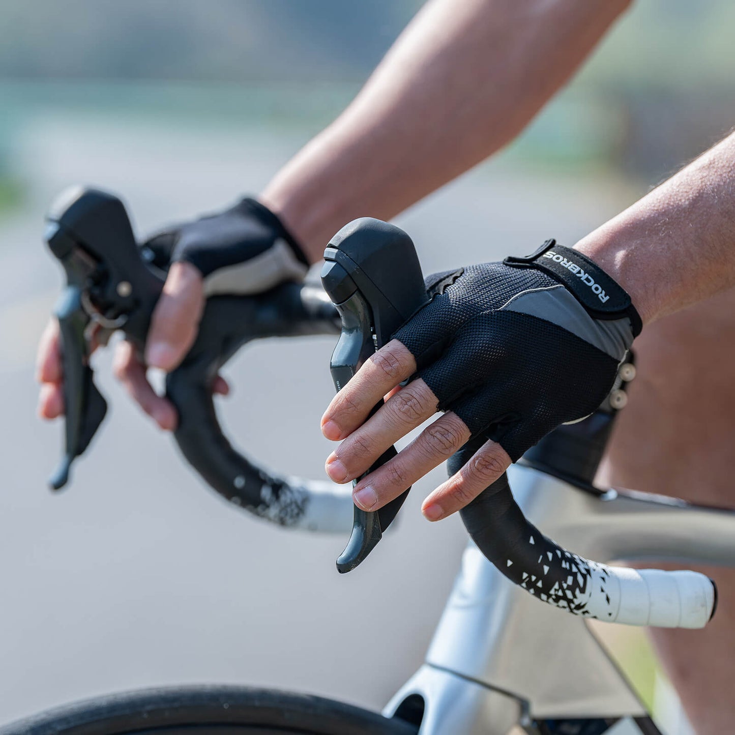 ROCKBROS Half-Finger Gel Padded Cycling Gloves Summer