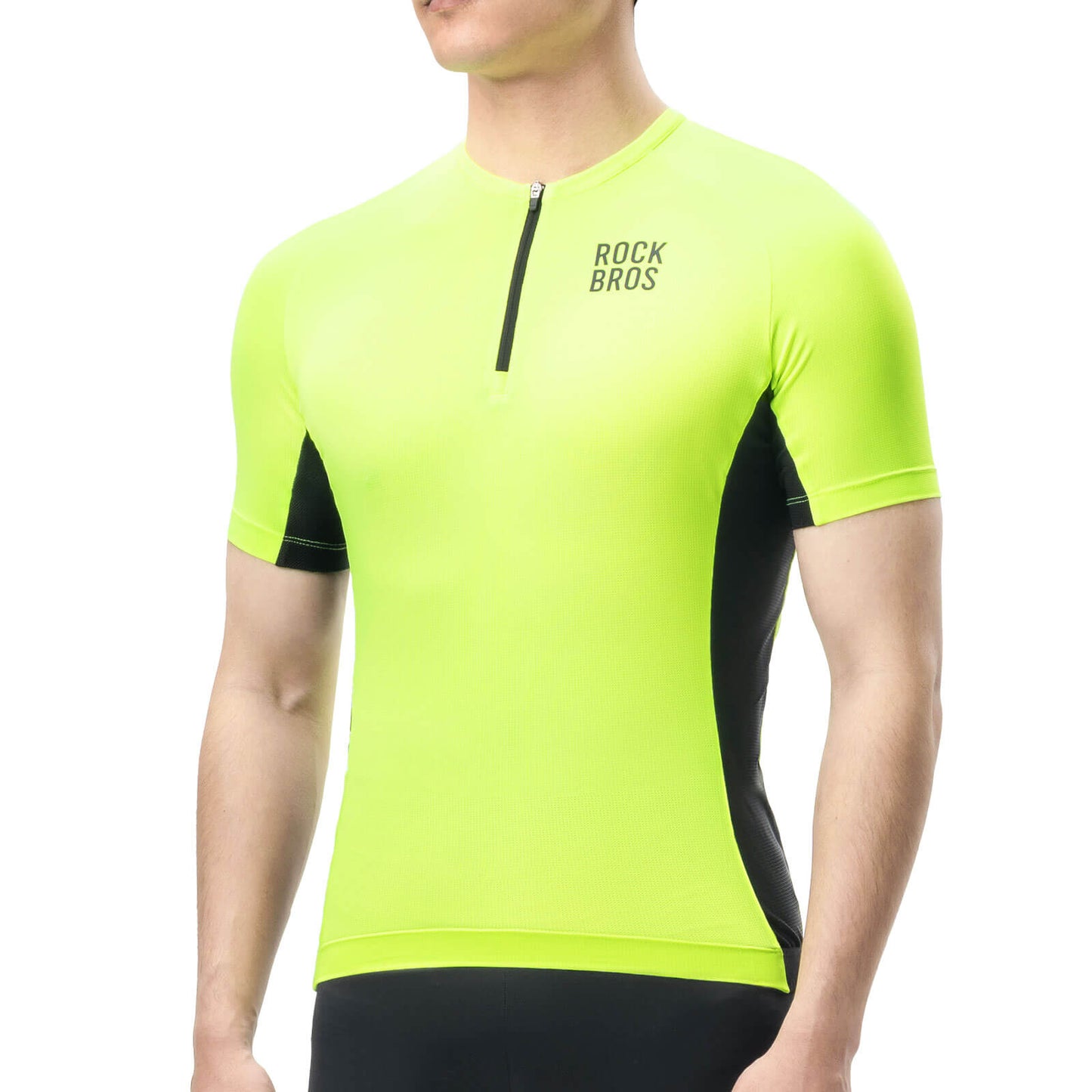ROCKBROS Short-Sleeve Men's Cycling Jersey Reflective