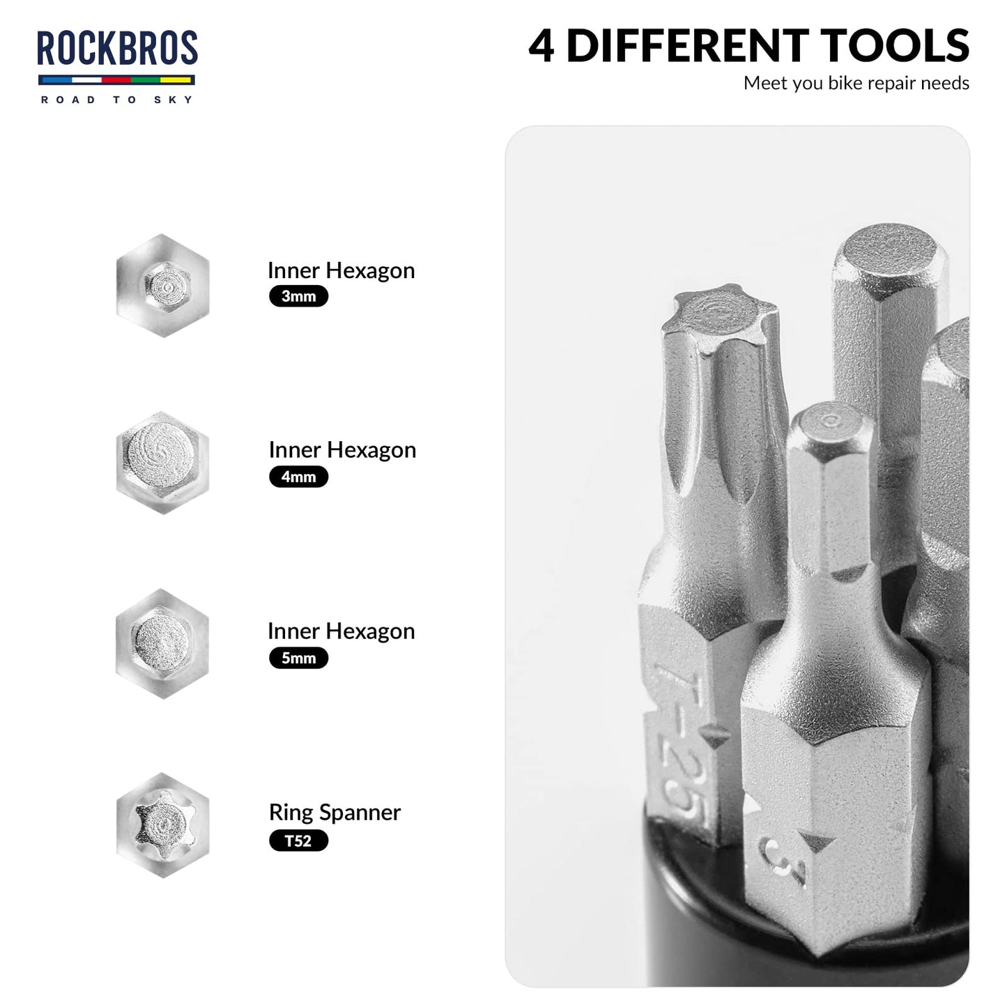 ROCKBROS Handlebar Tool Kit -Road to Sky VIAK Co-Branded Bar End