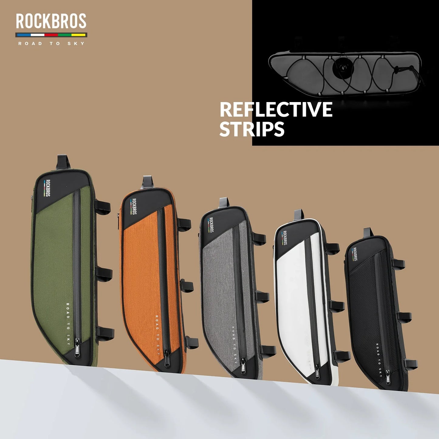 ROCKBROS Bike Triangle Bag-Road to sky