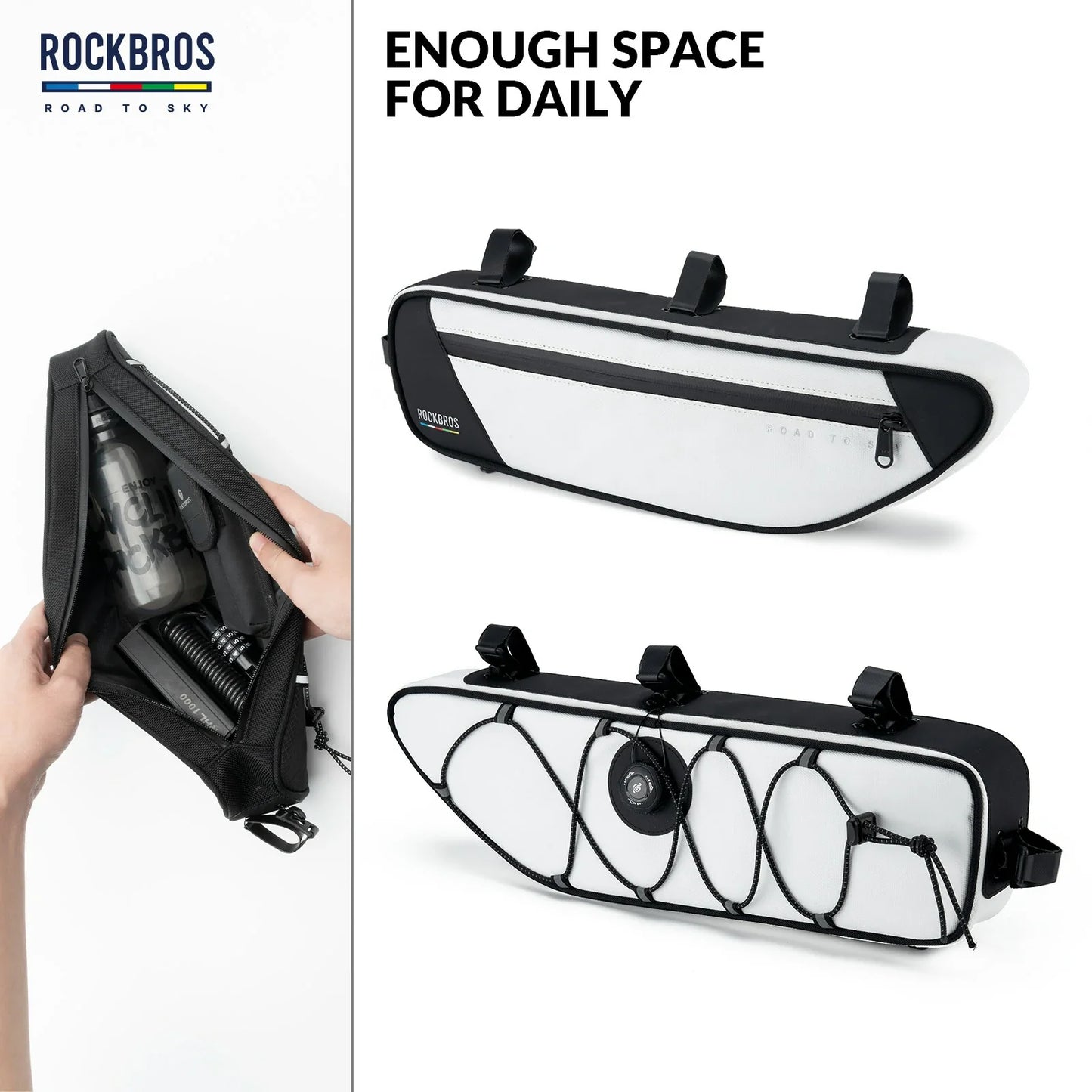 ROCKBROS Bike Triangle Bag-Road to sky