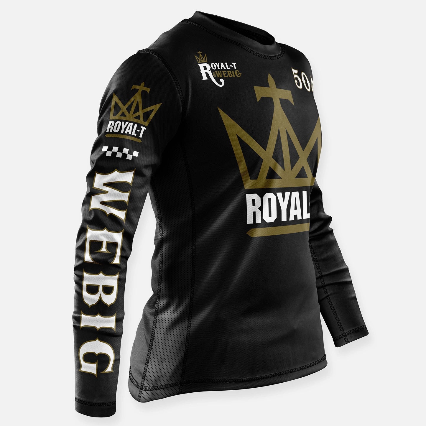 ROYAL-T x WEBIG JERSEY BLACK