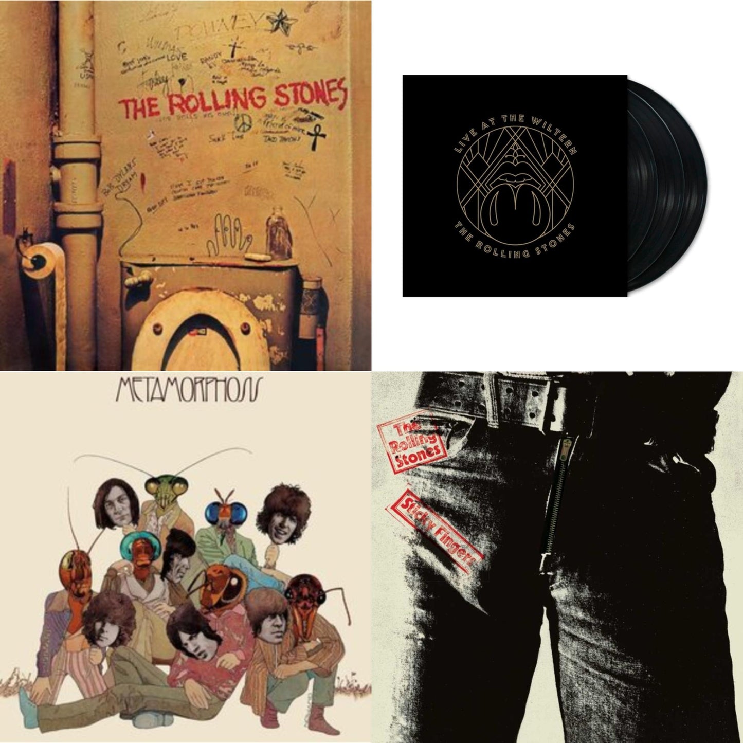 Beggars Banquet & Metamorphosis & Live At The Wiltern (3LP) & Sticky Fingers